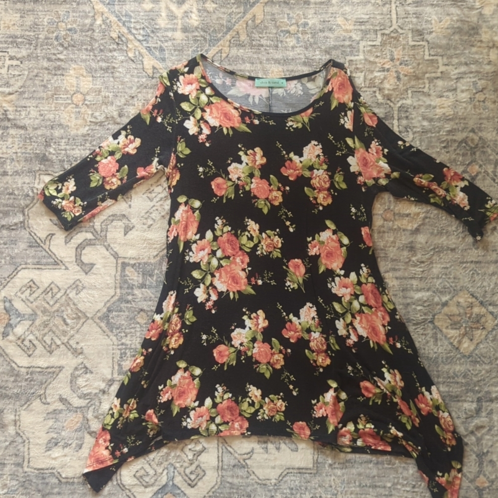 Floral Tunic Top